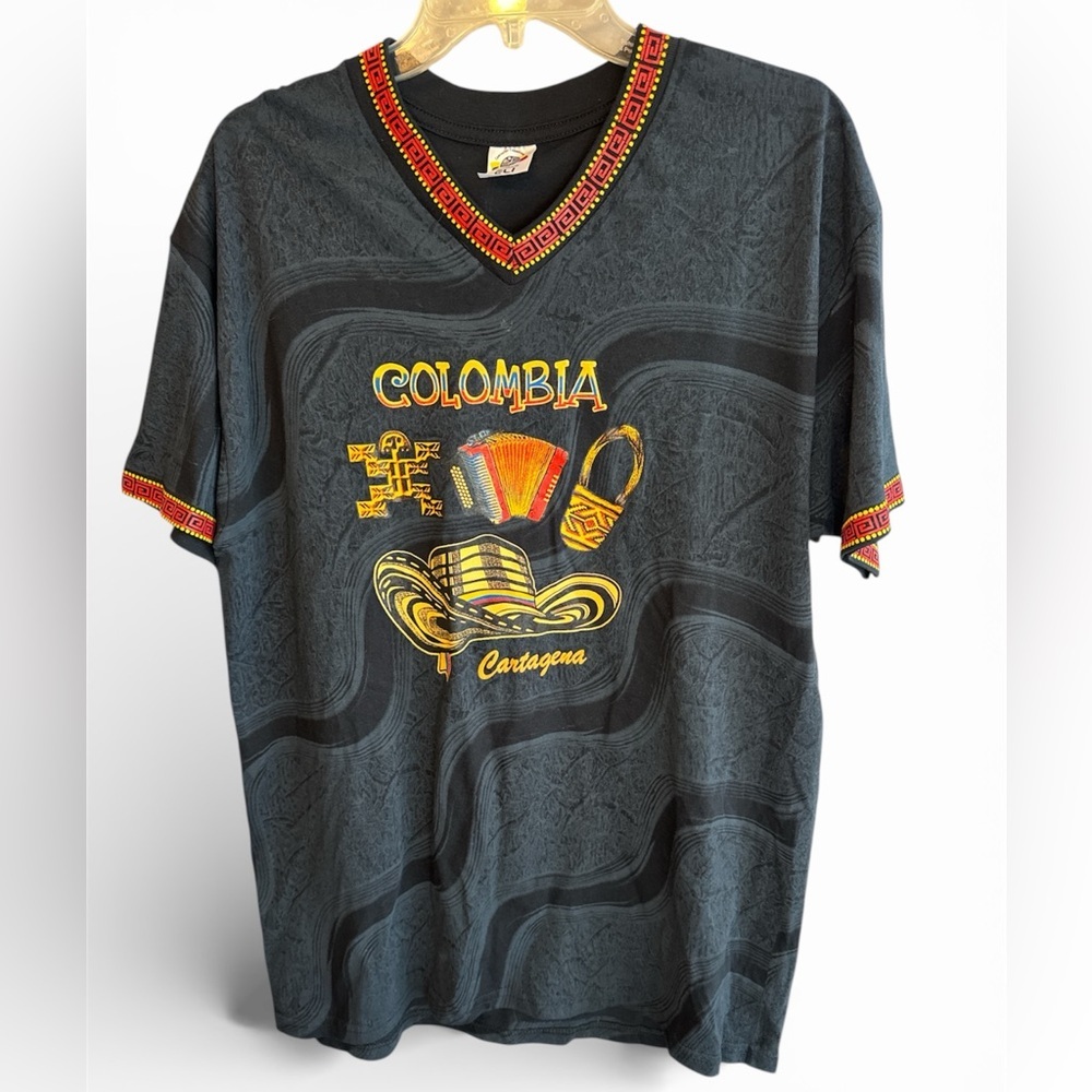 ❤️Colombia Graphic Short Sleeve Tee - Black